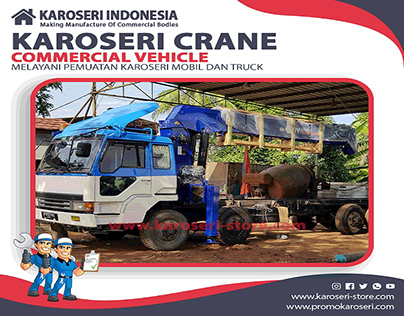 Jasa Instalasi Truck Crane Telescopic | Karoseri Bekasi