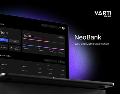 Neo Bank : UX/UI Design | Banking Web App