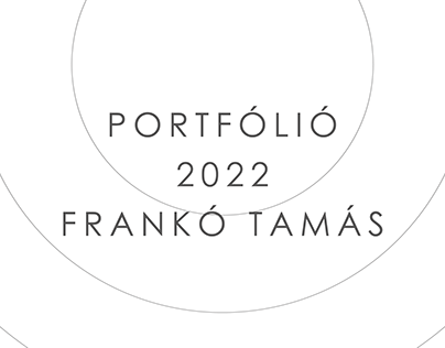 Frankó Tamás Product design portfolio 2022