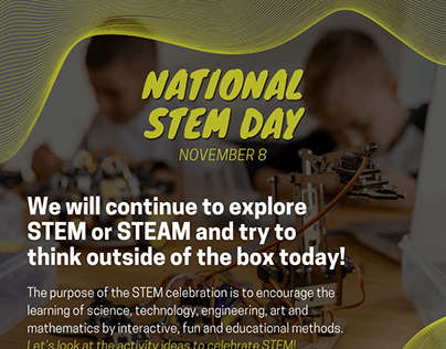 National STEM Day-Social Media Post Design