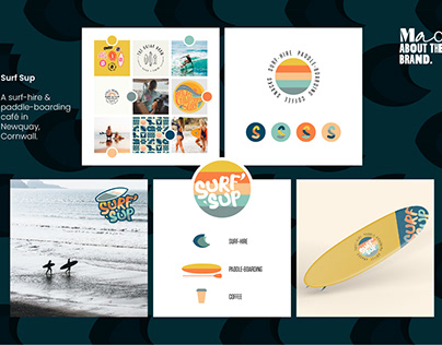 Brand Identity for a Surf Cafe in Newquay
