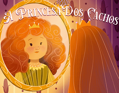 Illustration Children's Book " A Princesa Dos Cachos"