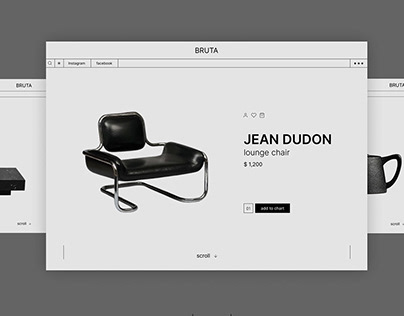 BRUTA- ux/ui design for furniture company