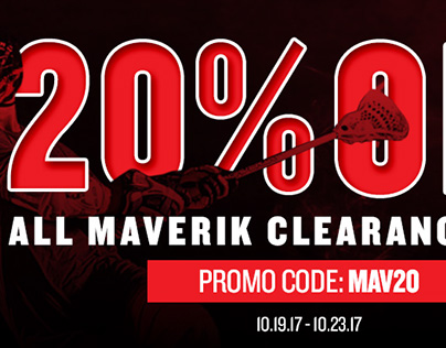 Maverik 20% Off Clearance Item