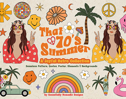 That 70s Summer Graphic and Pattern Collection