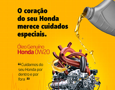 Troca de óleo Honda