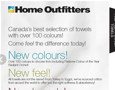Home Outfitters Bath Towels Digital Catalogue