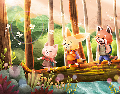The adventure of Fennec the fox and her best friends