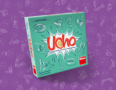 Ucho - sign language board game