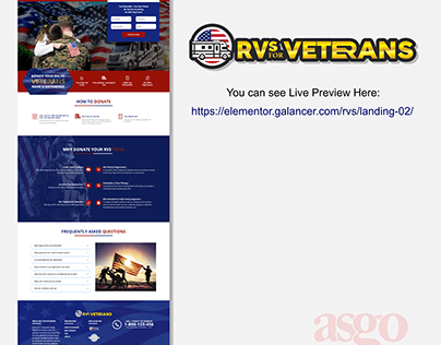 New Website Design for RVs for Veterans - 02