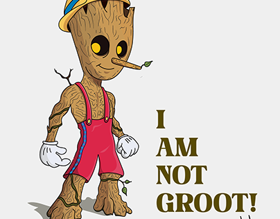 I AM NOT GROOT! | ILLUSTRATION