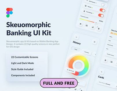 Free Wallet Banking App UI Kit