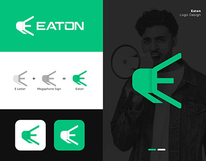 Eaton, Marketing, Startup, Digital, Agency Logo design