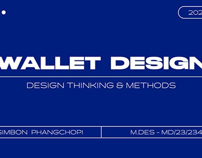 Designing a wallet using Design Thinking & Methods