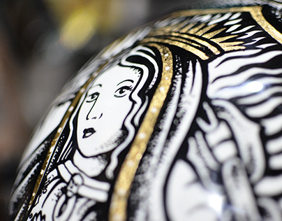 Virgen de Guadalupe - Kustom Helmet Illustration