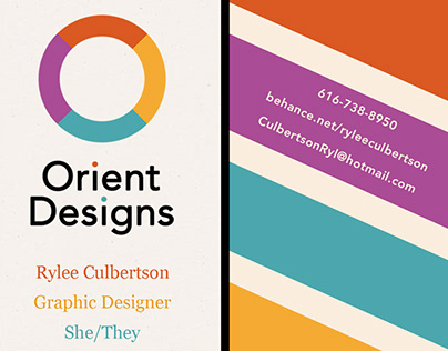 Orient Designs Business Card and Letterhead