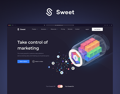 Sweet Analytics Website Redesign