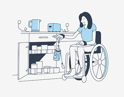 Illustrations about disabilities