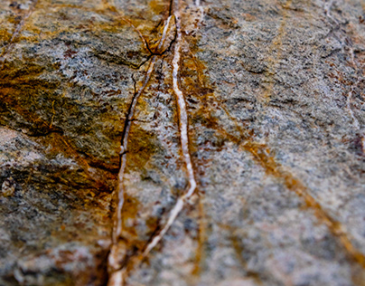 Macro Rock Cracks