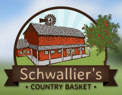Schwallier's Country Basket Website and Logo