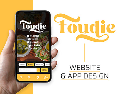 6 - Foudie - Website & App Design Concept