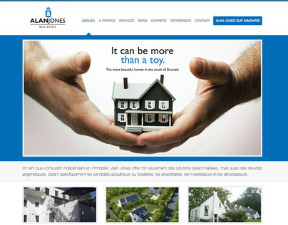 Alan Jones - Real Estate - Agence Immobilière Website