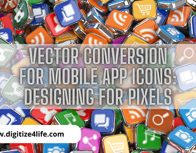 Vector Conversion for Mobile App Icons