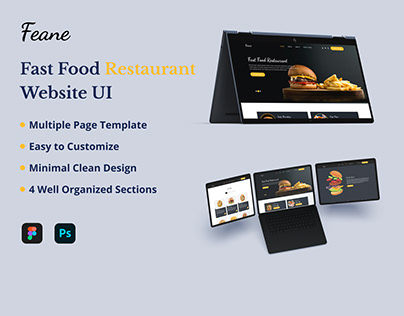 Food Multiple Pages Website