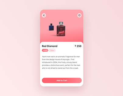 Product details page animation