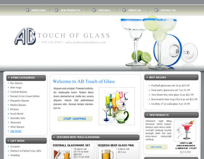 Website Designs - Food & Beverage