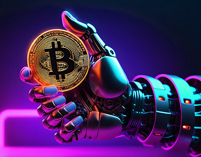 Bitcoin cryptocurrency 4K AI generated wallpapers