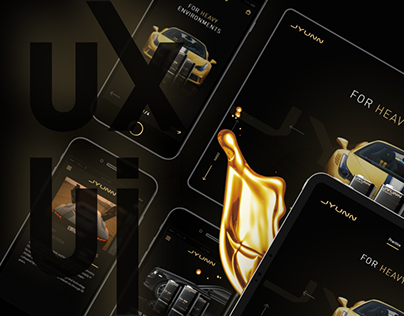 JYUNN Website - UX/UI design