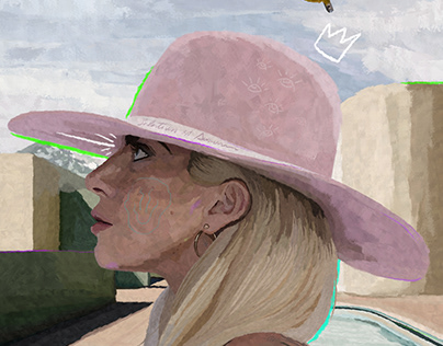 Gaga Digital Illustration