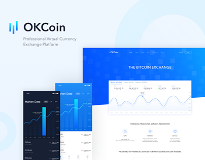 OKCoin-finance website and app