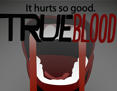 True Blood poster - Illustrator
