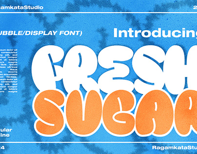 Fresh Sugar - Classic Bubble Font