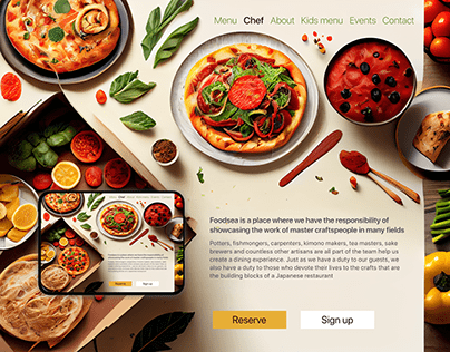 Foodsea Restaurant Website