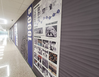 Brownsburg High School - Timeline Wall