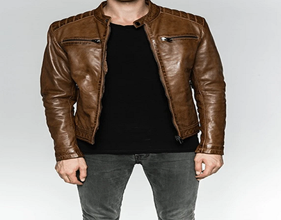 Henry Brown Leather Jacket