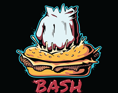 Bash logo and Menu