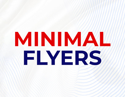 MINIMAL FLYER DESIGNS