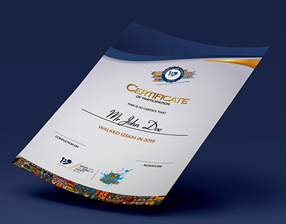 Certificate Design For FirstBank Nigeria