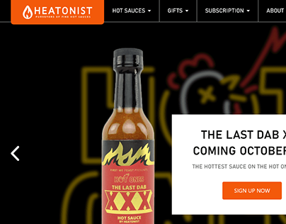 Heatonist Website Design