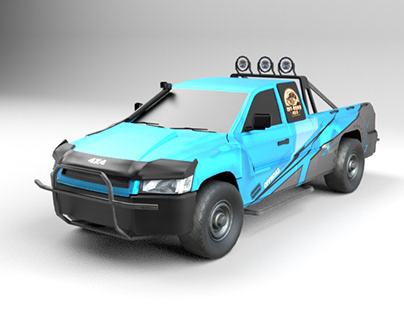 OffRoad Truck 3D Model