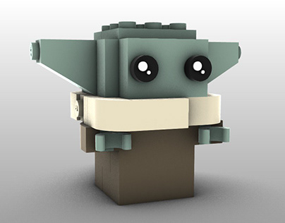 Grogu LEGO - Model 3D Baby Yoda