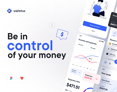 Walletus – Payment App Concept UI/UX