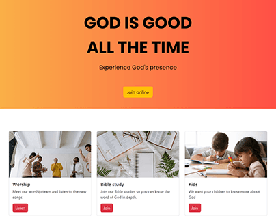 Responsive Web Design - Church