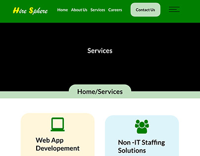 Service page