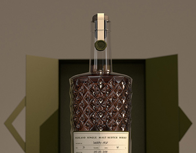 Toulvaddie Scotch Distillery Brand Design