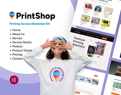Printshop - Printing Business Elementor Template Kit